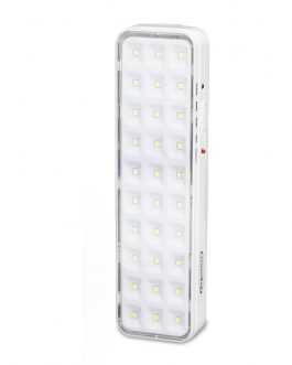 Iluminação Emergência Autônoma 30 LEDs Lítio Slim